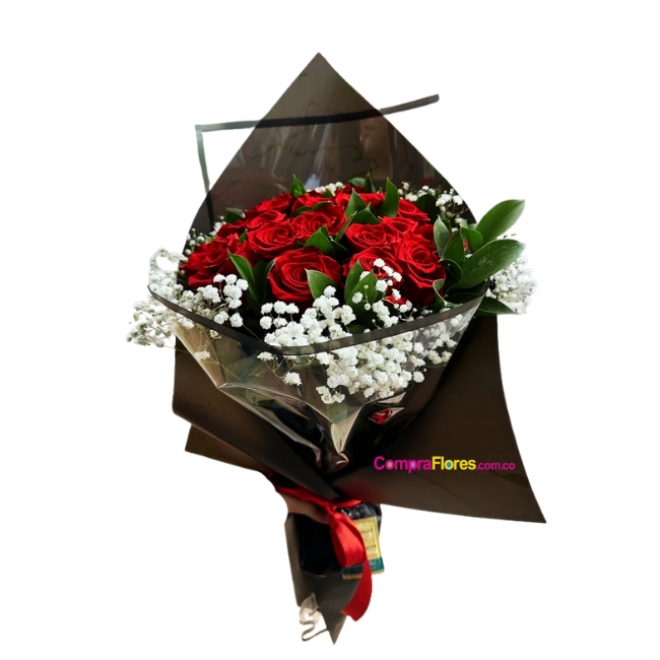 Ramillete de rosas mediano