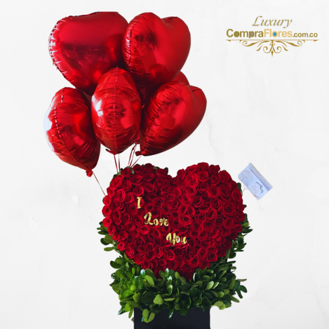 Base Especial de rosas Corazon