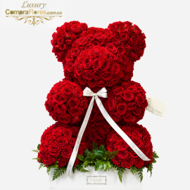 Oso Majestic Luxury: Oso Monumental de 1000 Rosas Premium